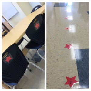 Where students sit is also how the order they line up in